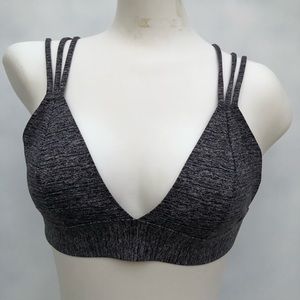 Pink VS Smocked Triangle Bralette Size XS